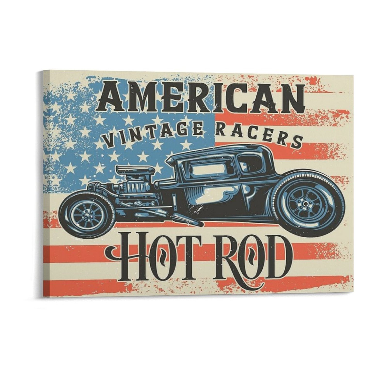 Home Cinema In - Amerikan Hot Rod Tuval Boyama Mutfak