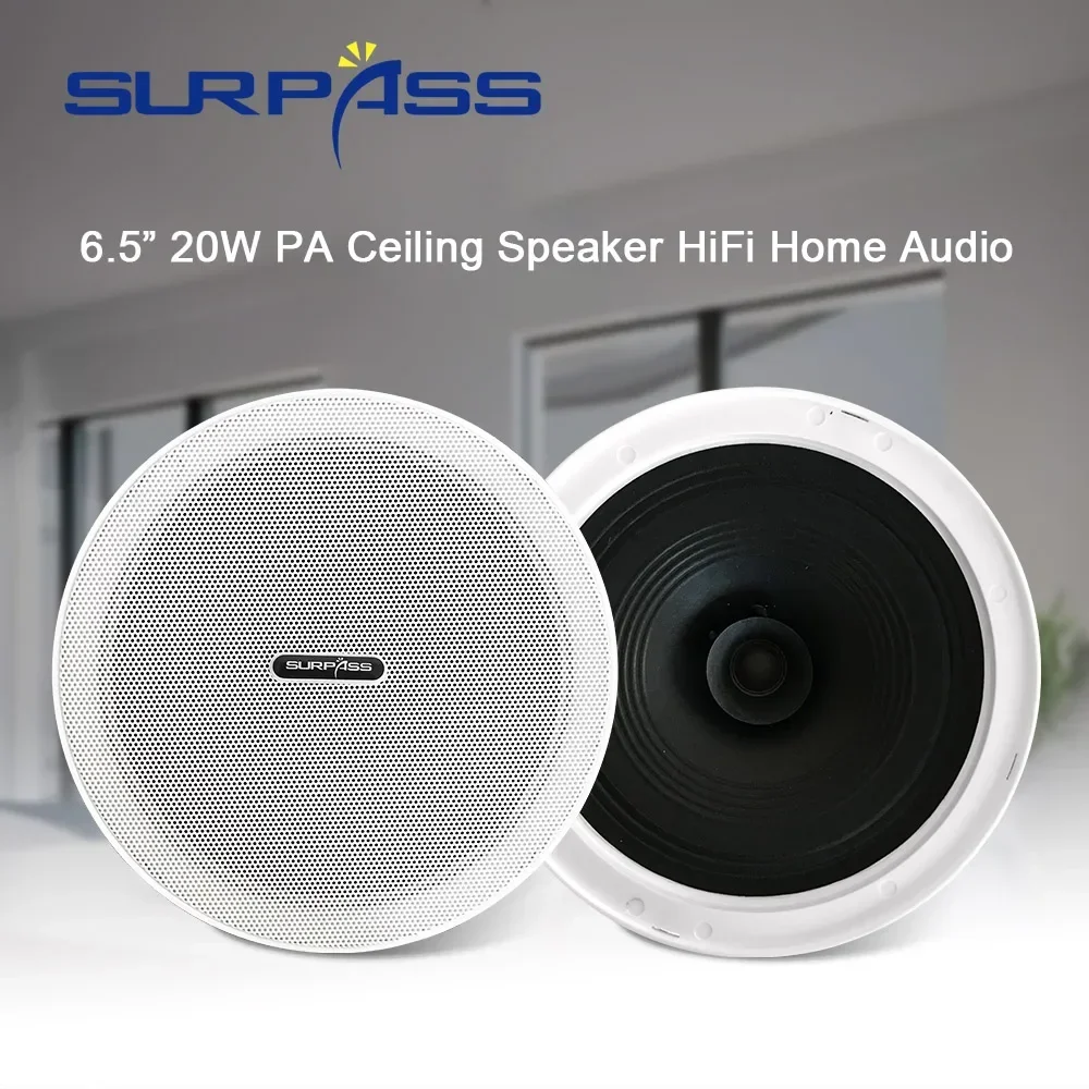 Home Cinema System - 6.5 inç 20W Tavan Hoparlörleri Toz
