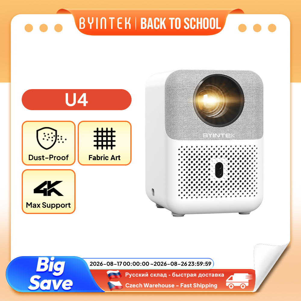 Home Cinema Setup - BYINTEK Full HD Mini Projektör U4