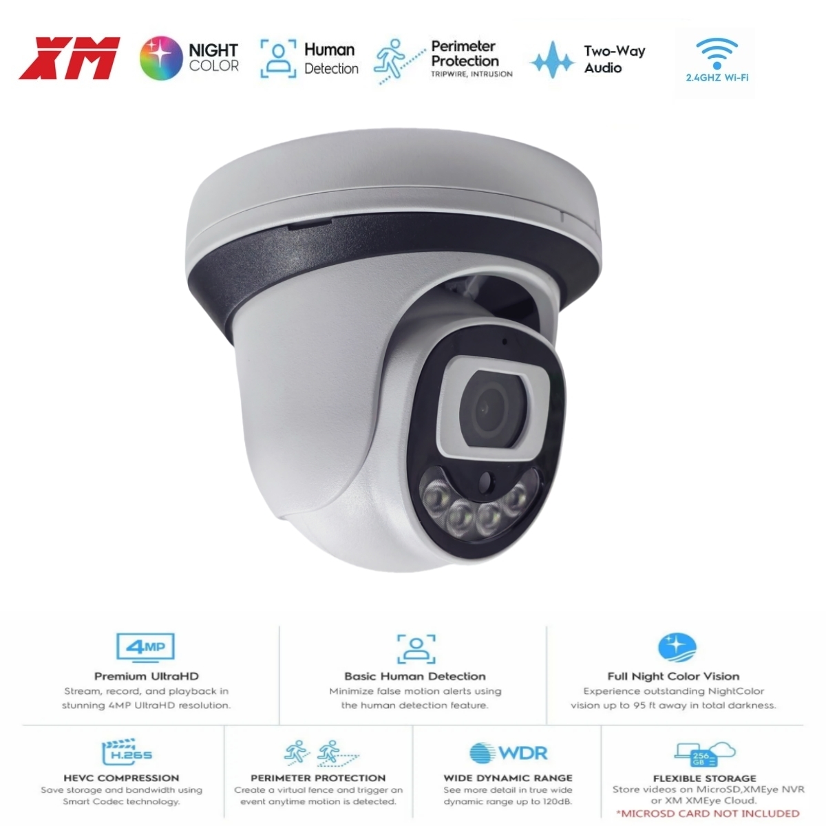 Home Cinema System - 4MP WiFi Güvenlik Kamerası İç Mekan