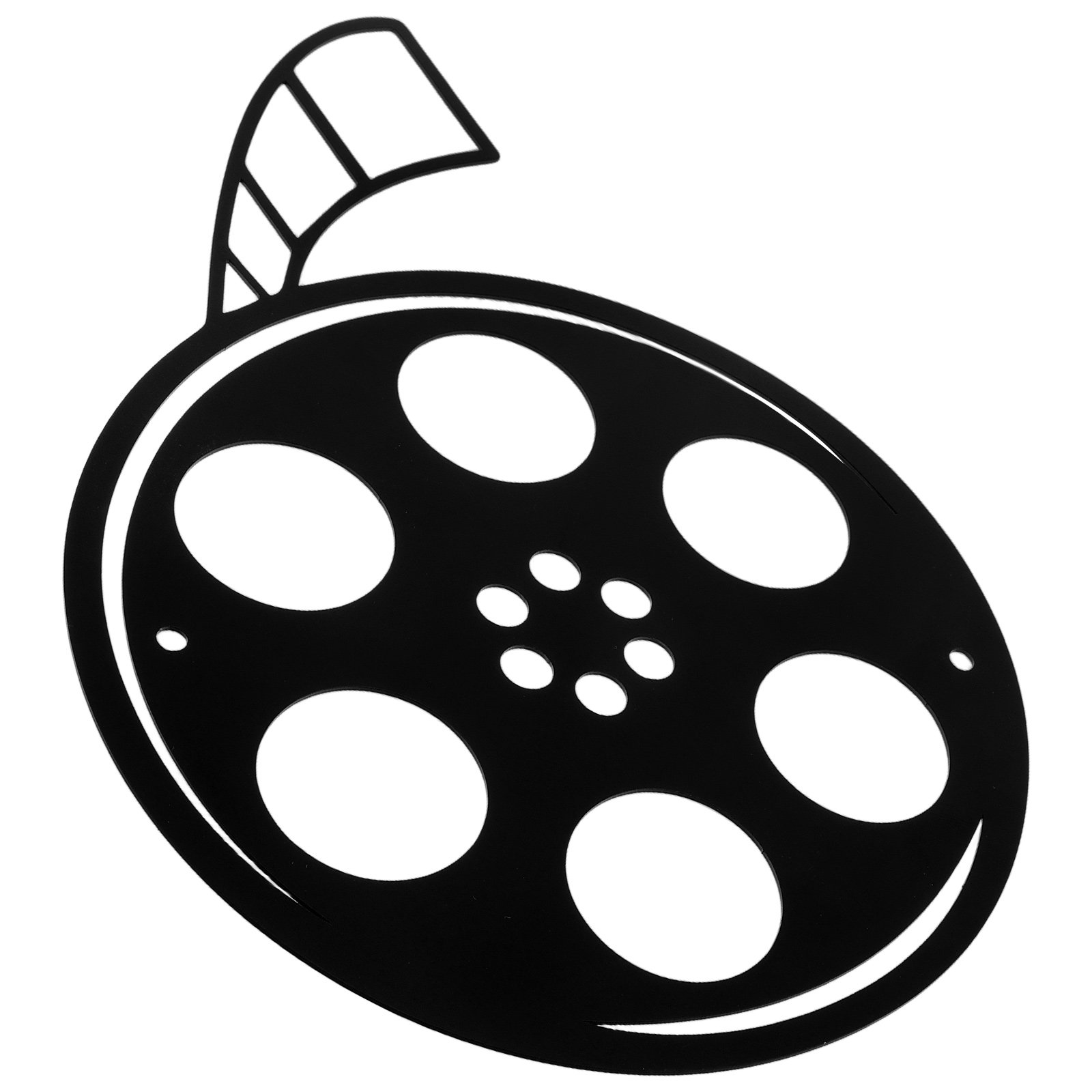 Home Cinema Night - Film Makarası Duvar Dekoru Metal Retro