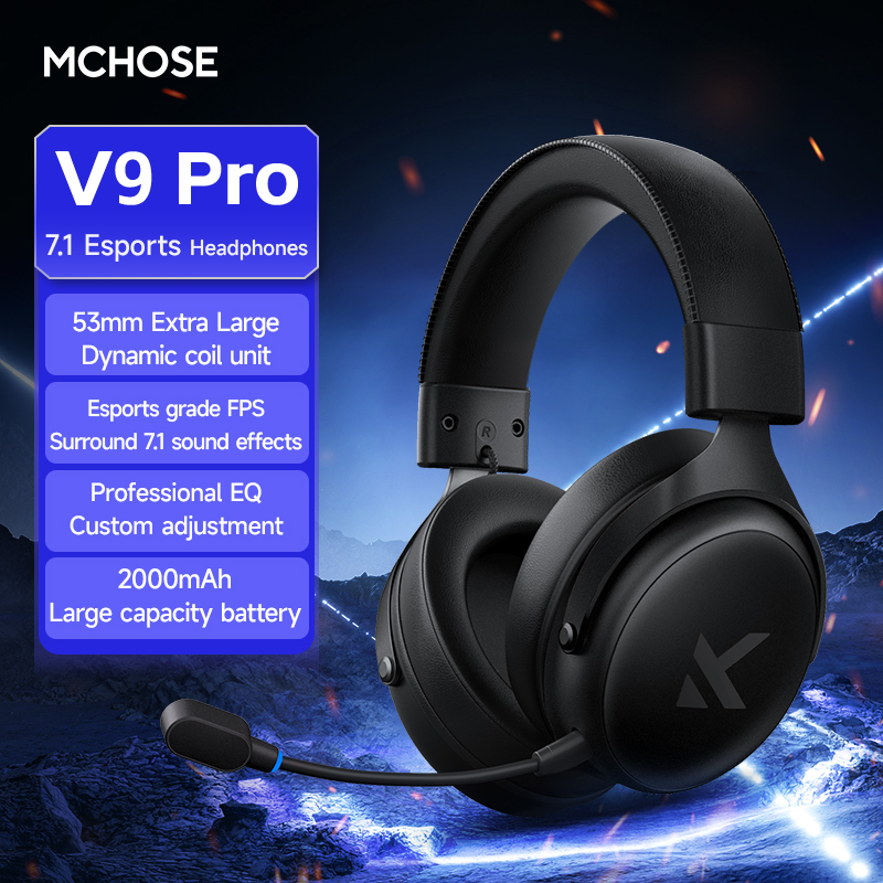 Home Cinema Headphones - MCHOSE V9 Pro Mikrofonlu Kulaklık Üç