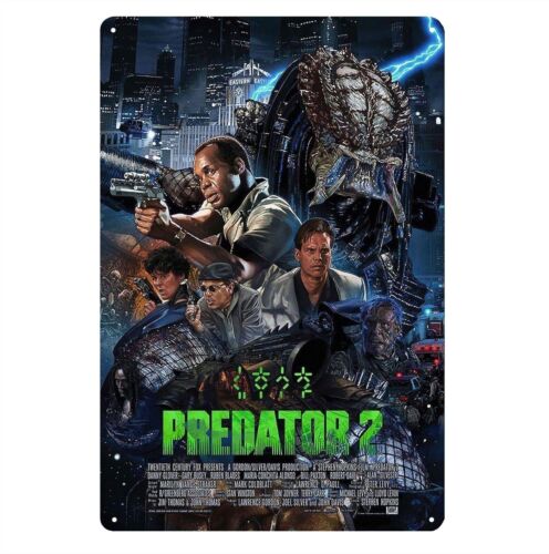 Home Cinema Decor - Predator 2 Film Metal Posteri Teneke