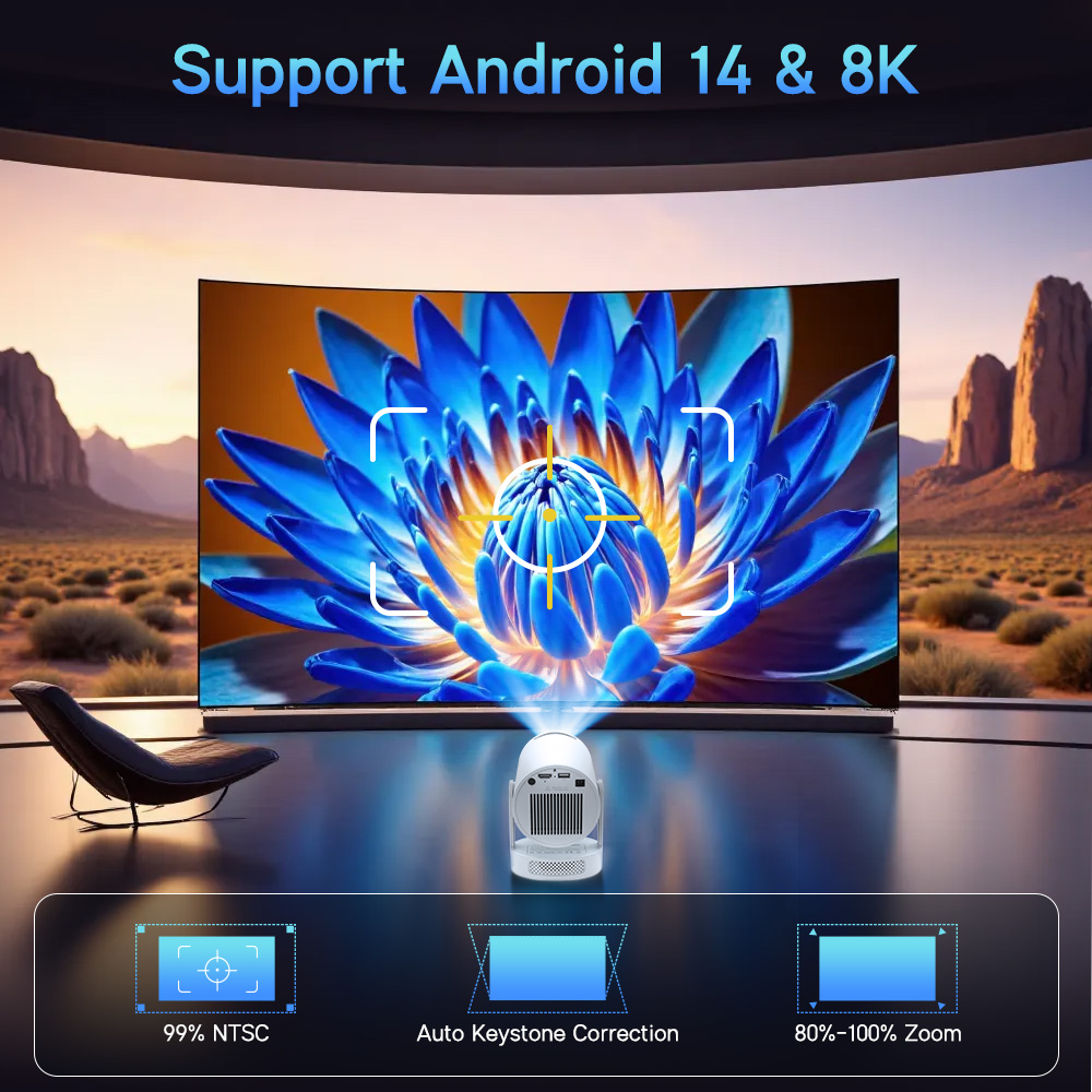 Magcubic Android 14 Yerel 1080 - Home Cinema Setup incelemesi ve fiyatı