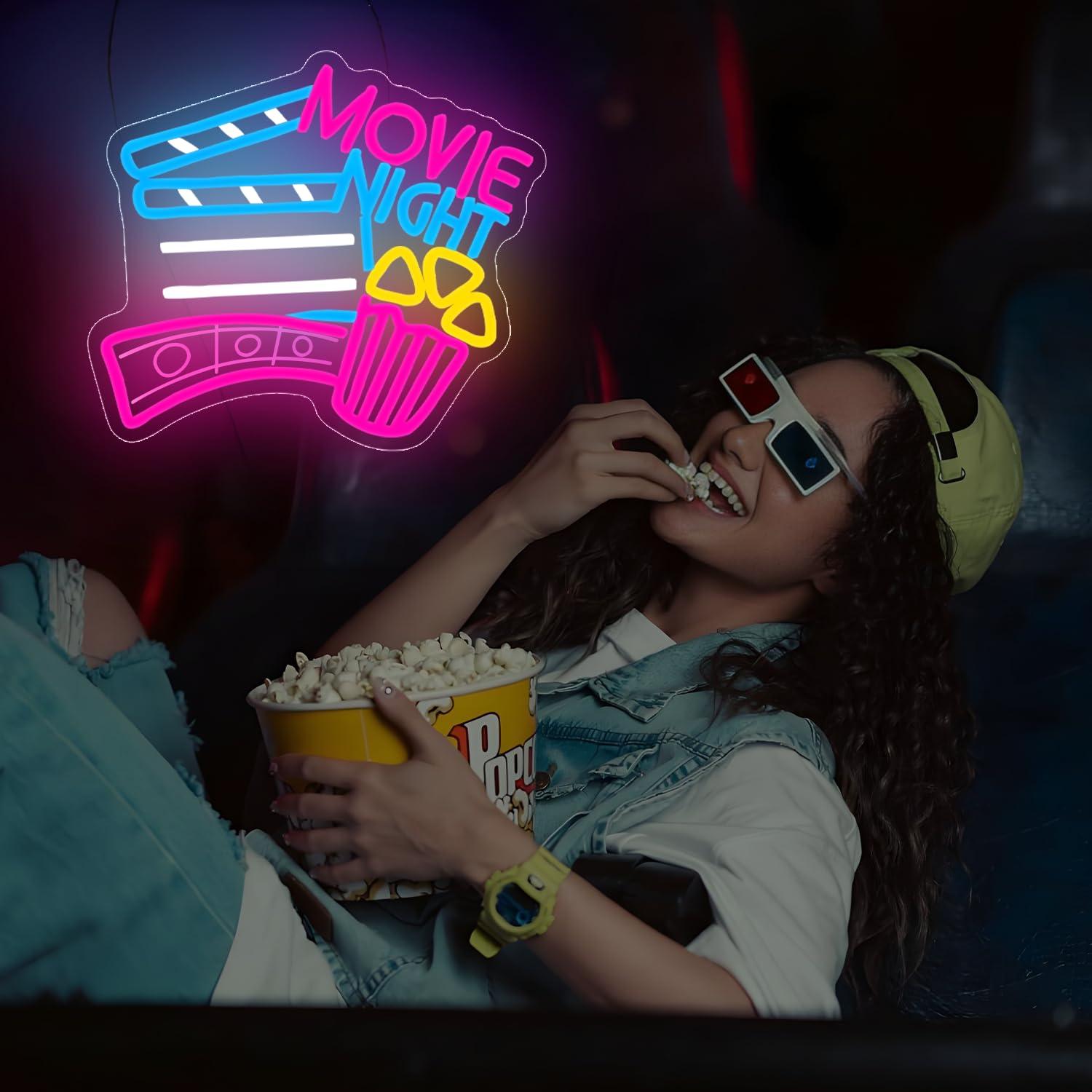 Film Gecesi Neon Tabelası USB  - Home Cinema Night incelemesi ve fiyatı