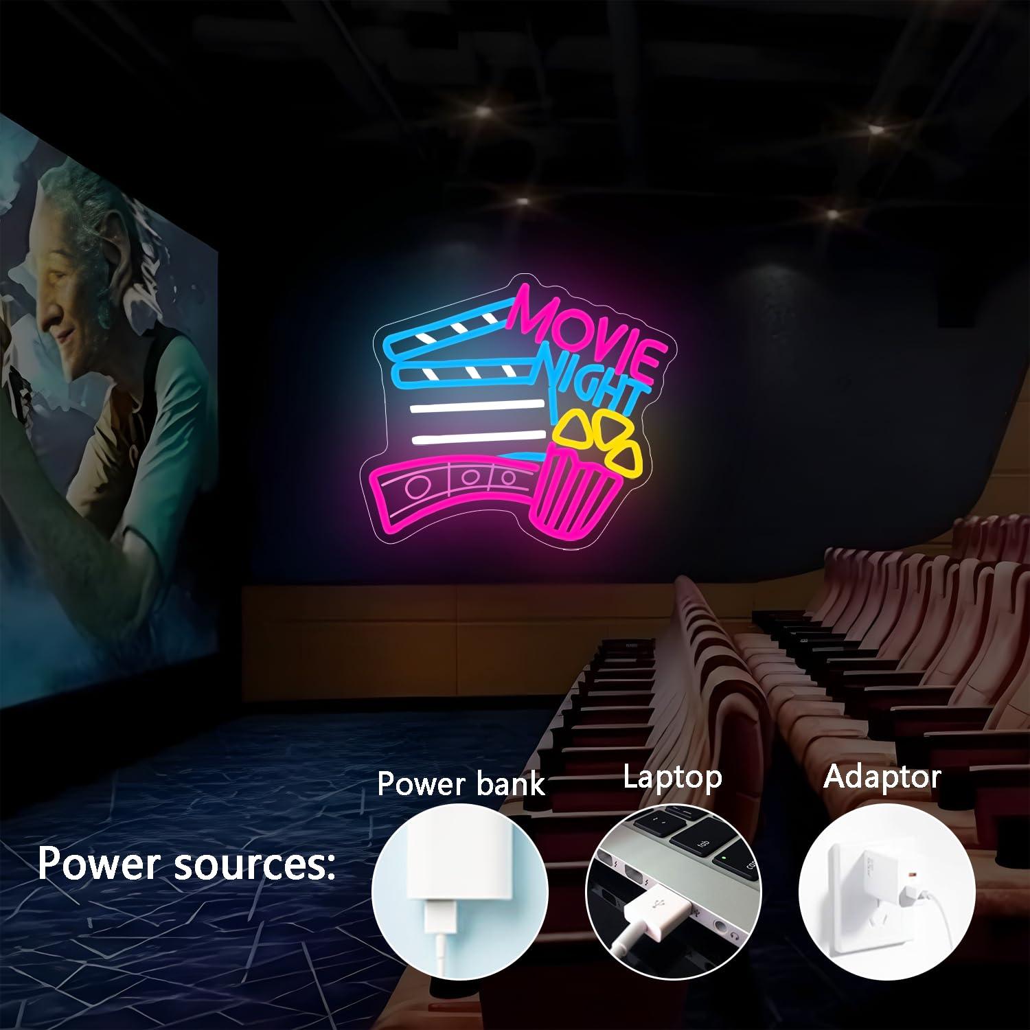 Film Gecesi Neon Tabelası USB  - Home Cinema Night incelemesi ve fiyatı