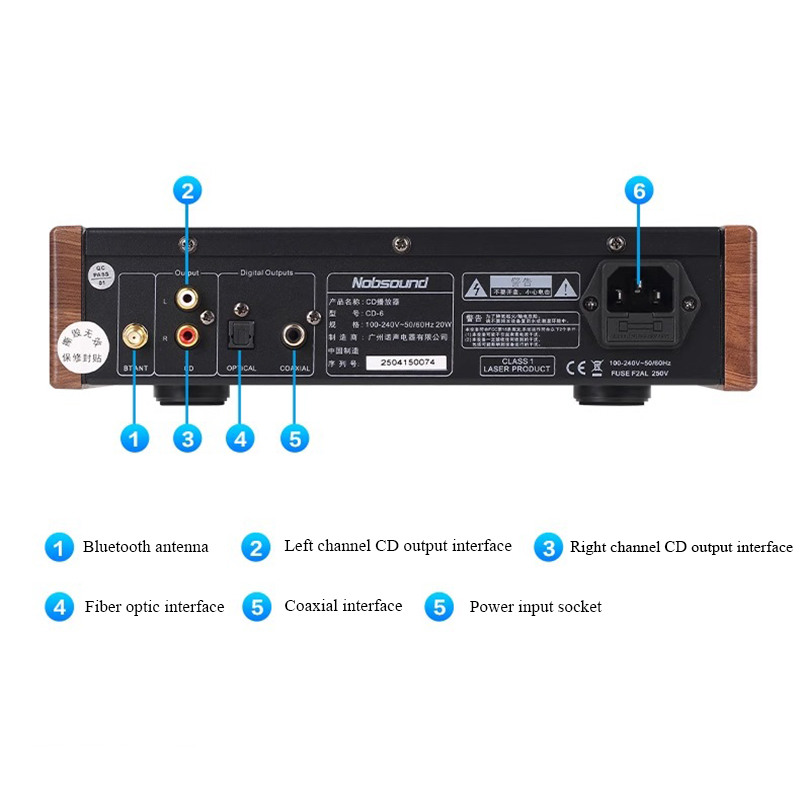 CD-6 HiFi CD Çalar Bluetooth 5 - Home Cinema System incelemesi ve fiyatı