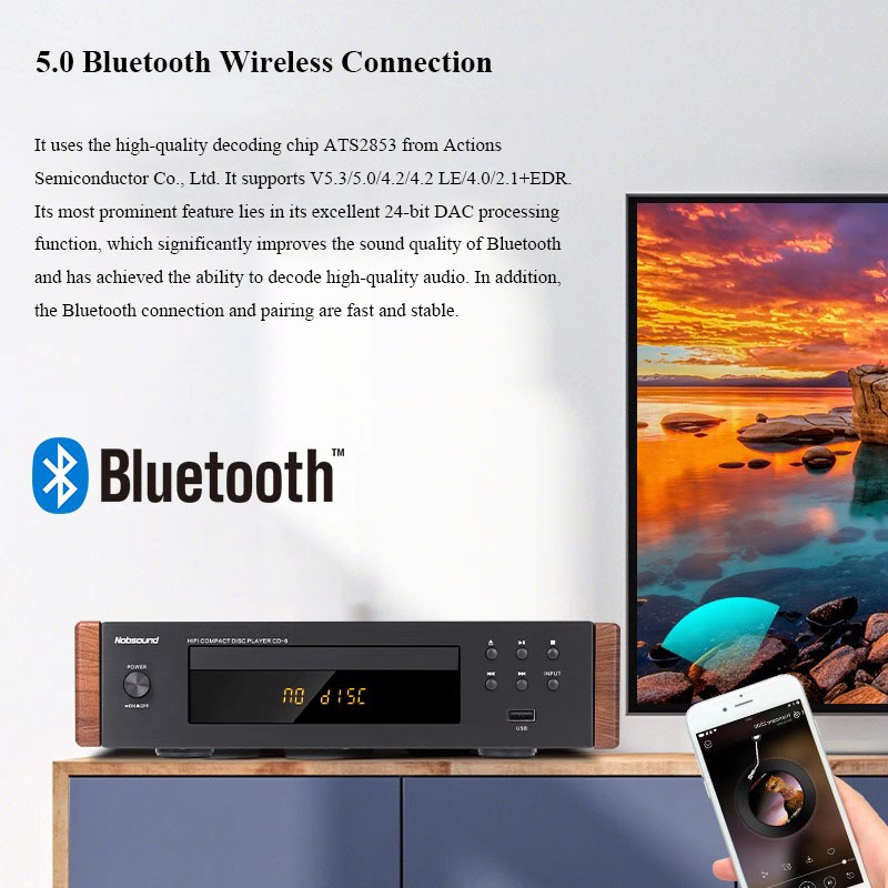 CD-6 HiFi CD Çalar Bluetooth 5 - Home Cinema System incelemesi ve fiyatı