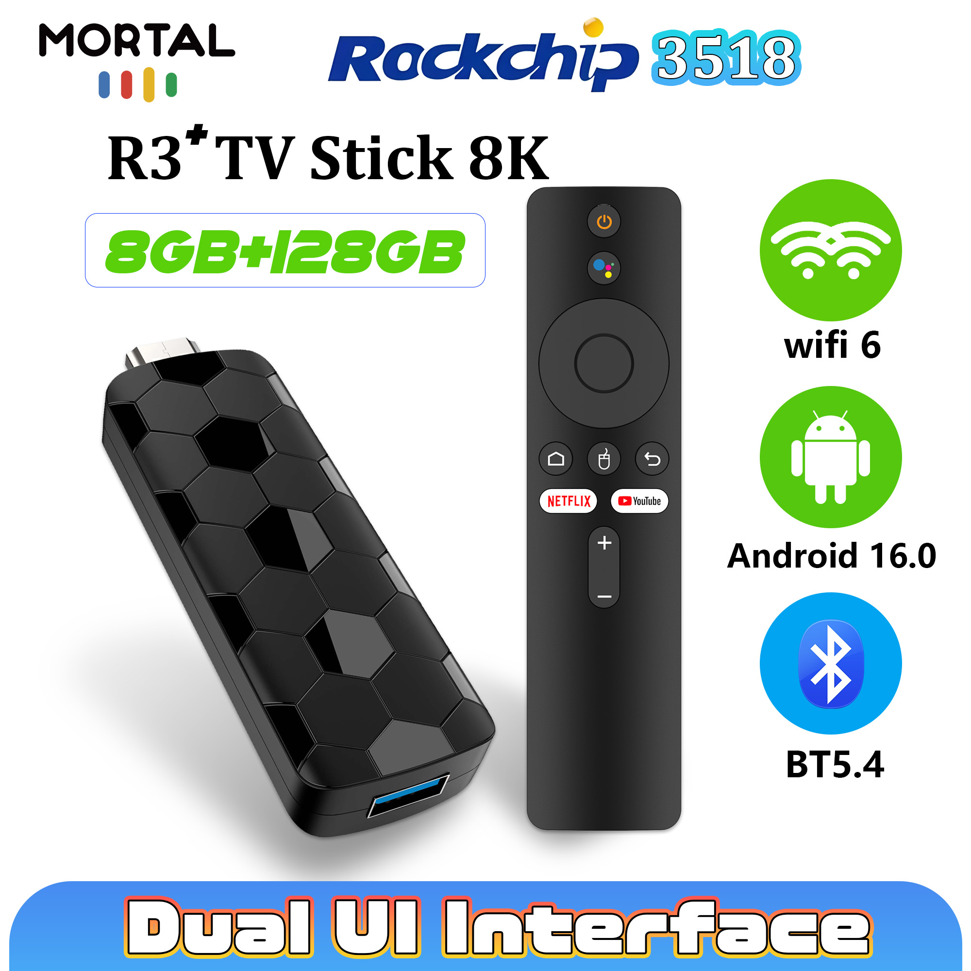 Mortal R3+ TV Stick Android 16 - Home Cinema Tv incelemesi ve fiyatı