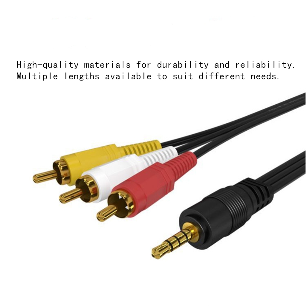 3.5mm 3 RCA Ses Video Kablosu  - Home Cinema Player incelemesi ve fiyatı