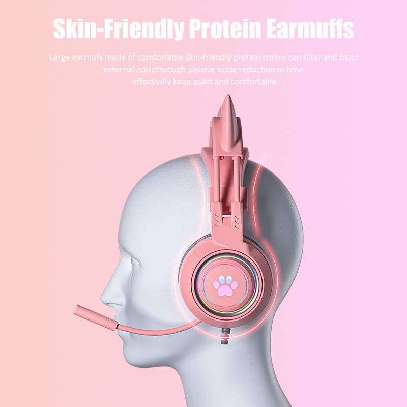 Sevimli kedi kulak oyun mikrof - Home Cinema Headphones incelemesi ve fiyatı